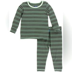 KicKee Pants Succulent Kenya Stripe Pajamas